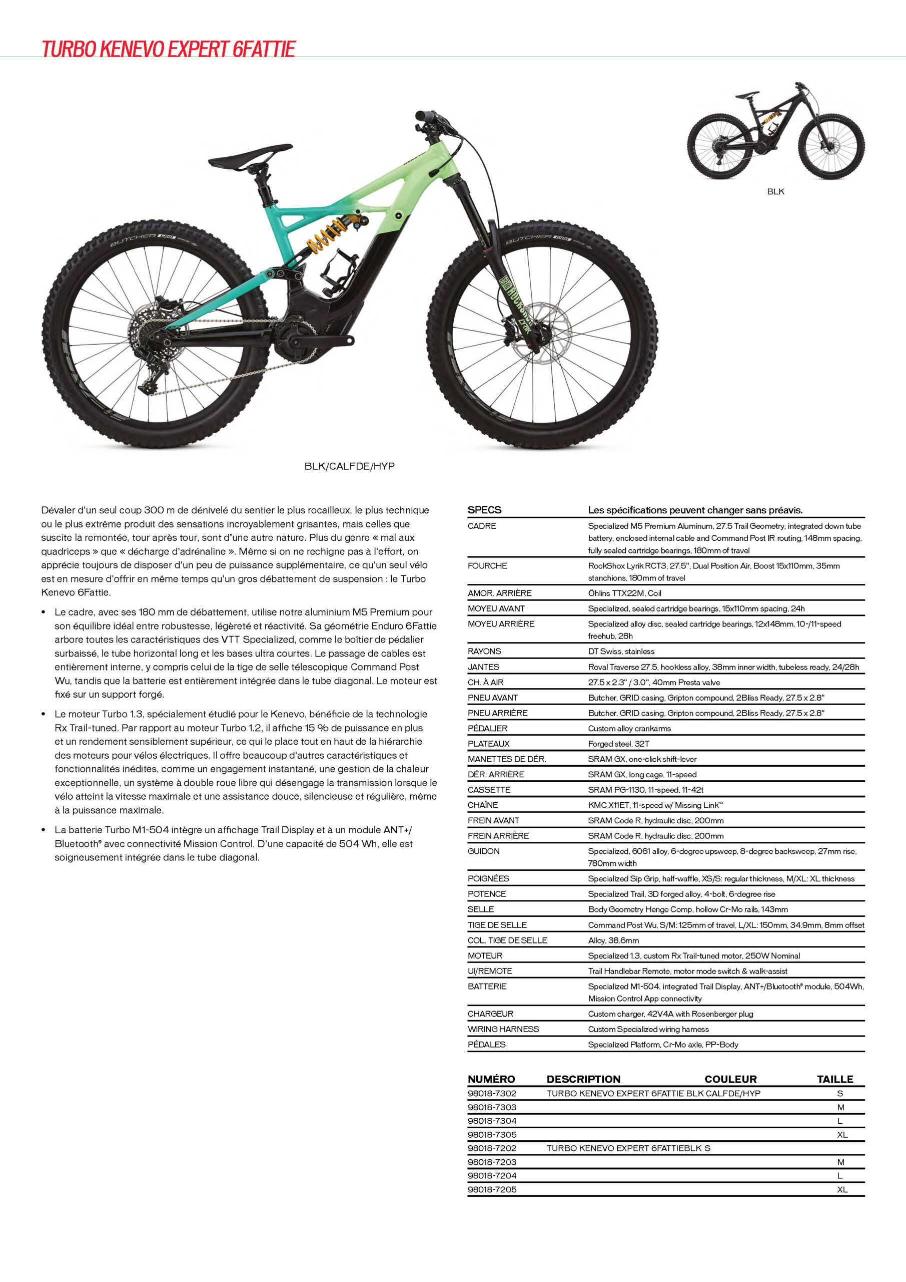 Specialized kenevo online 2018 specs